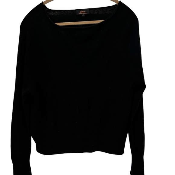 Quince Women's Black high Neck Sweater 100% Mongolian cashmere size small - Picture 1 of 5